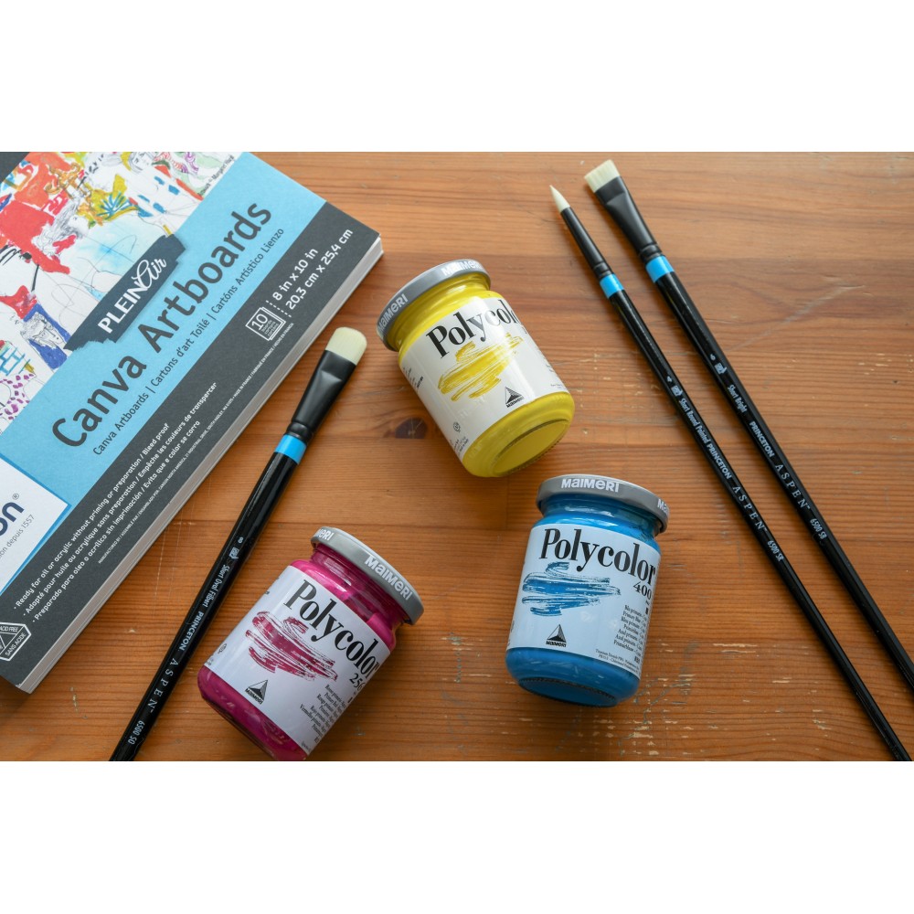 Acrylic paint Polycolor - Maimeri - 021, Ivory White, 140 ml