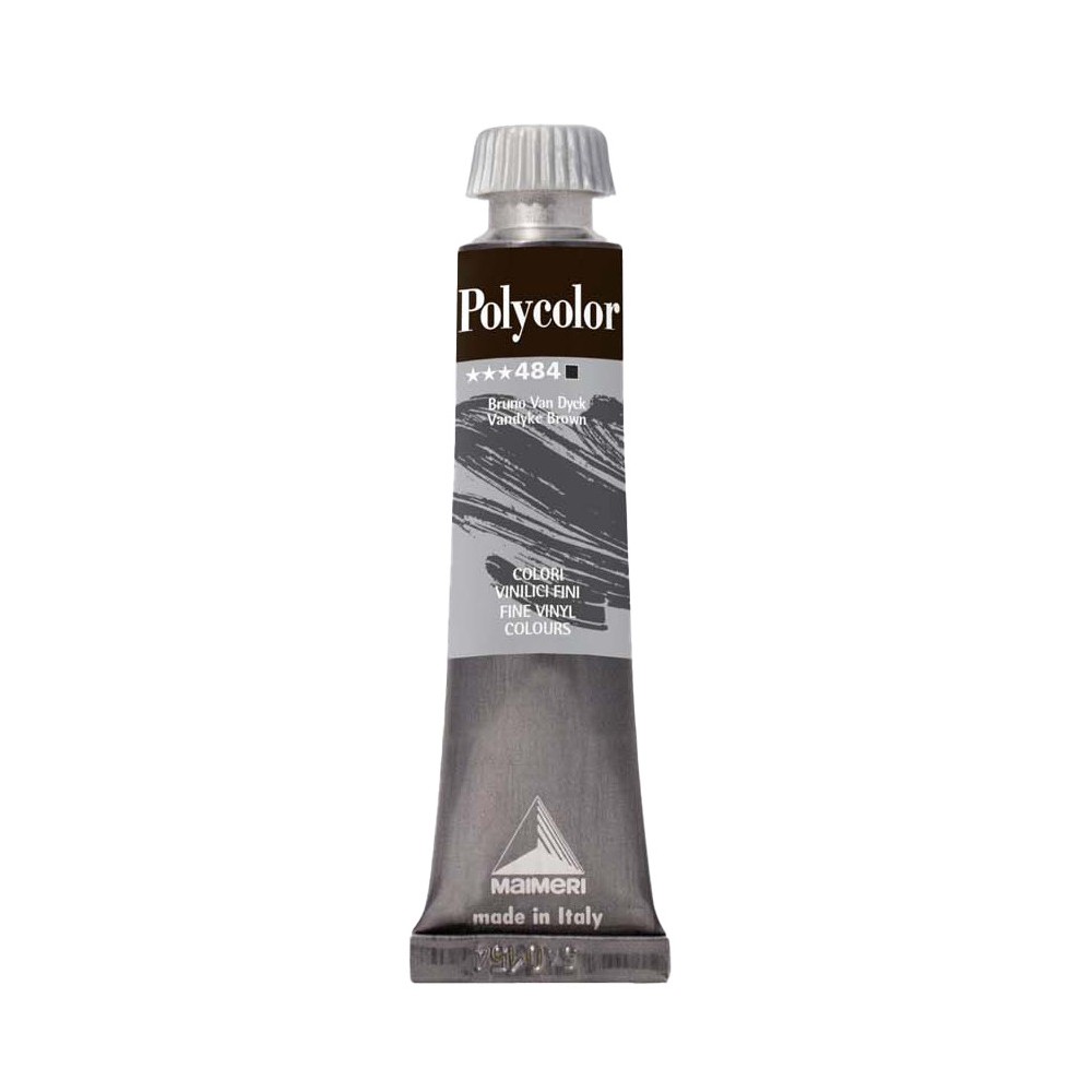 Farba akrylowa Polycolor - Maimeri - 484, Vandyke Brown, 20 ml