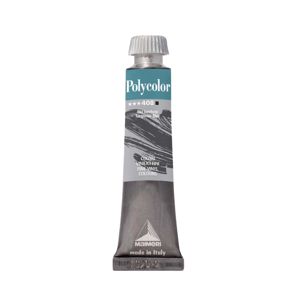 Acrylic paint Polycolor - Maimeri - 408, Turquoise Blue, 20 ml