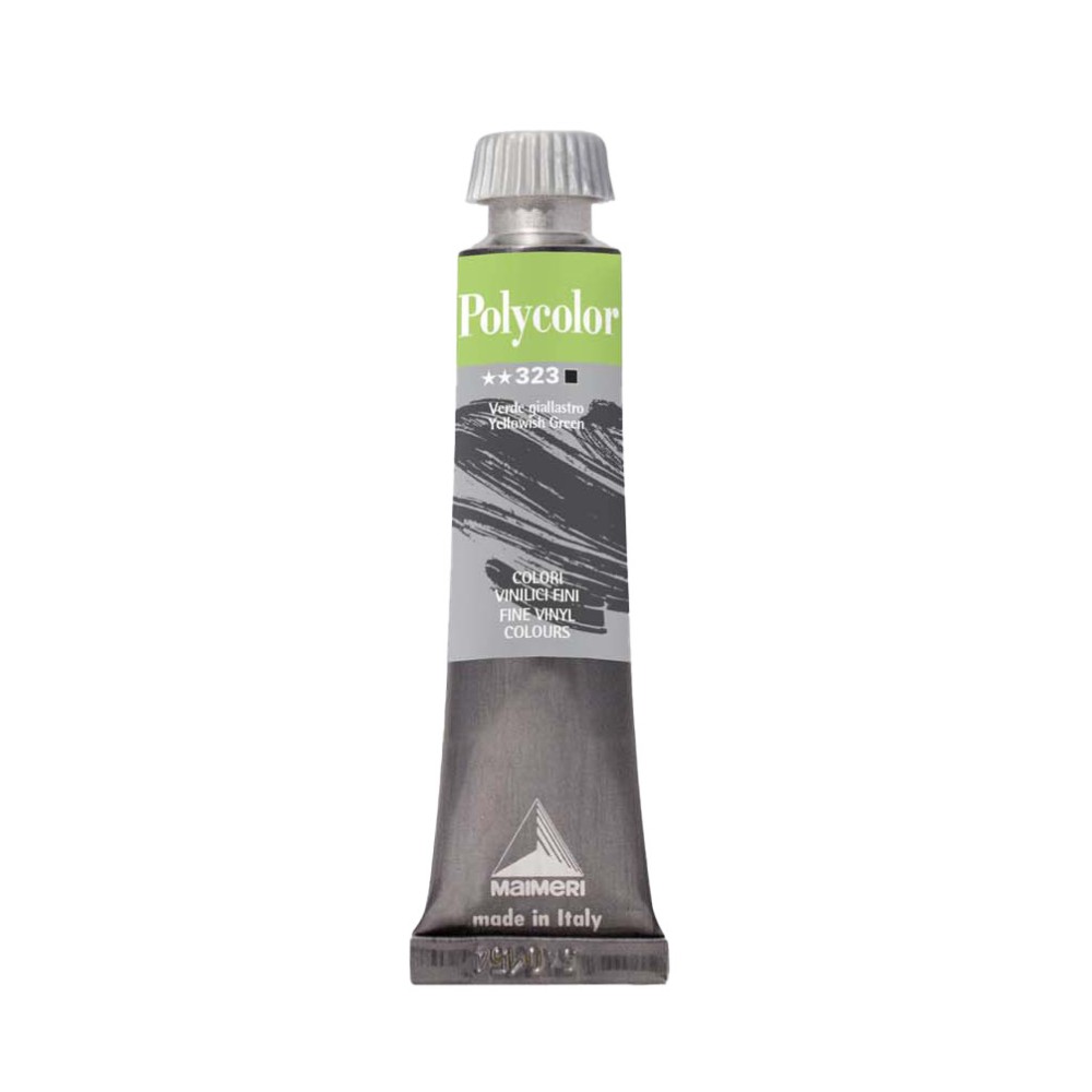 Acrylic paint Polycolor - Maimeri - 323, Yellow Green, 20 ml