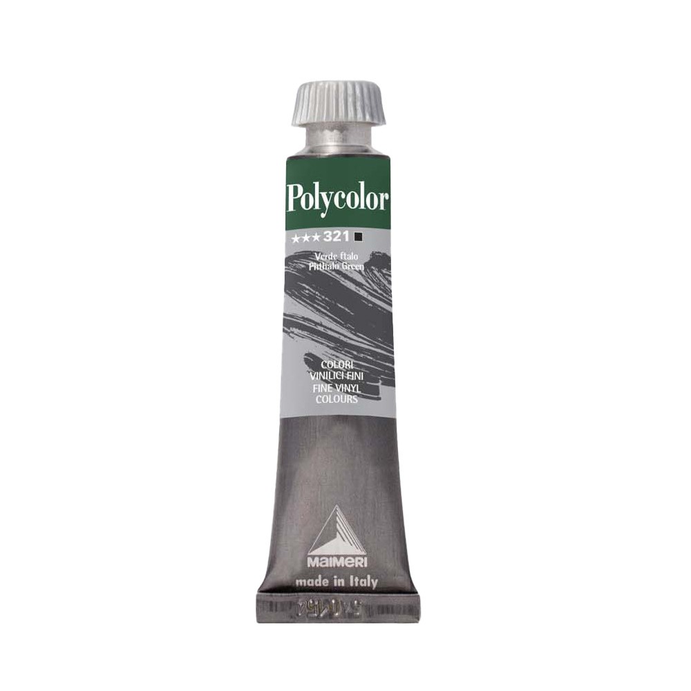 Farba akrylowa Polycolor - Maimeri - 321, Phthalo Green, 20 ml