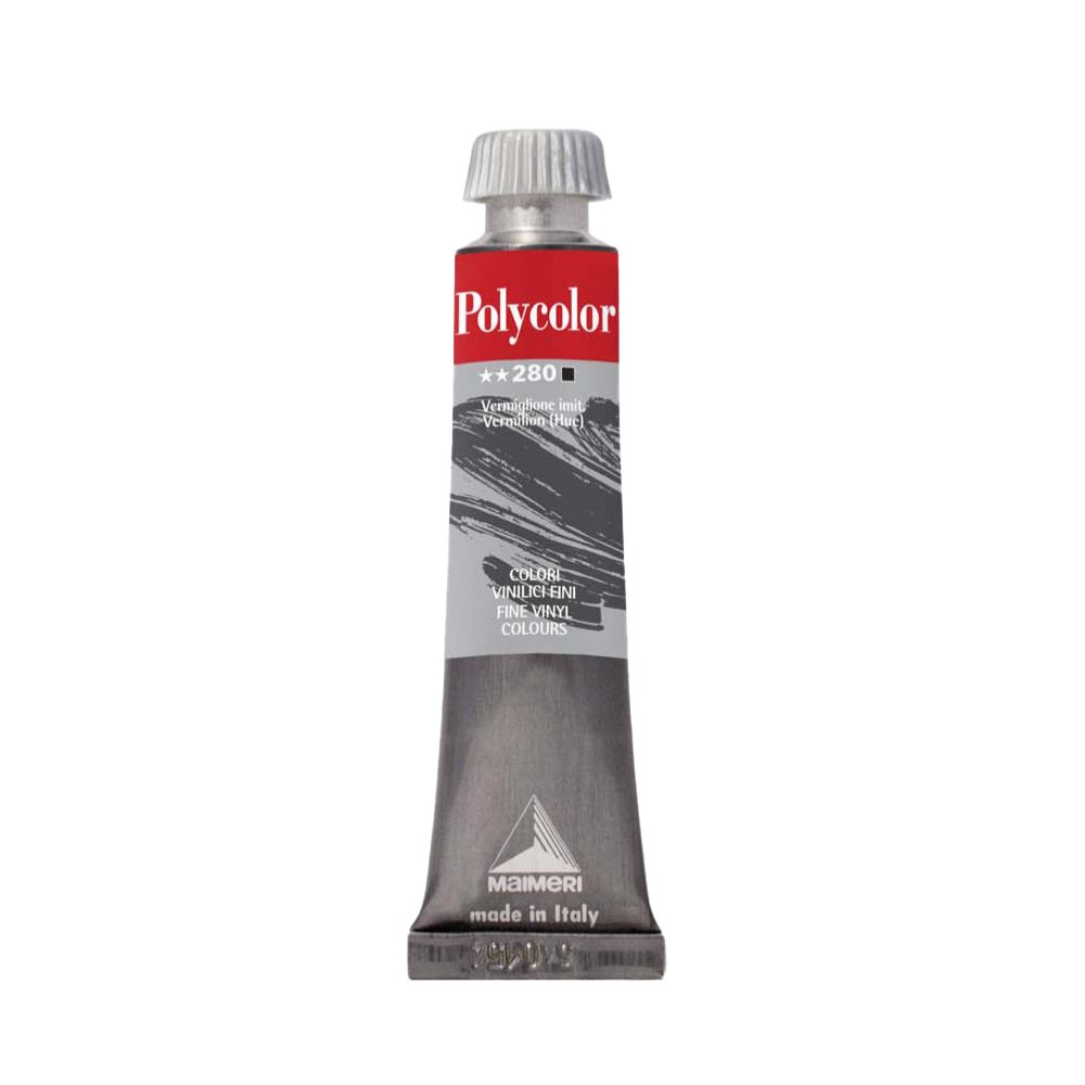 Acrylic paint Polycolor - Maimeri - 280, Vermilion Imitation, 20 ml