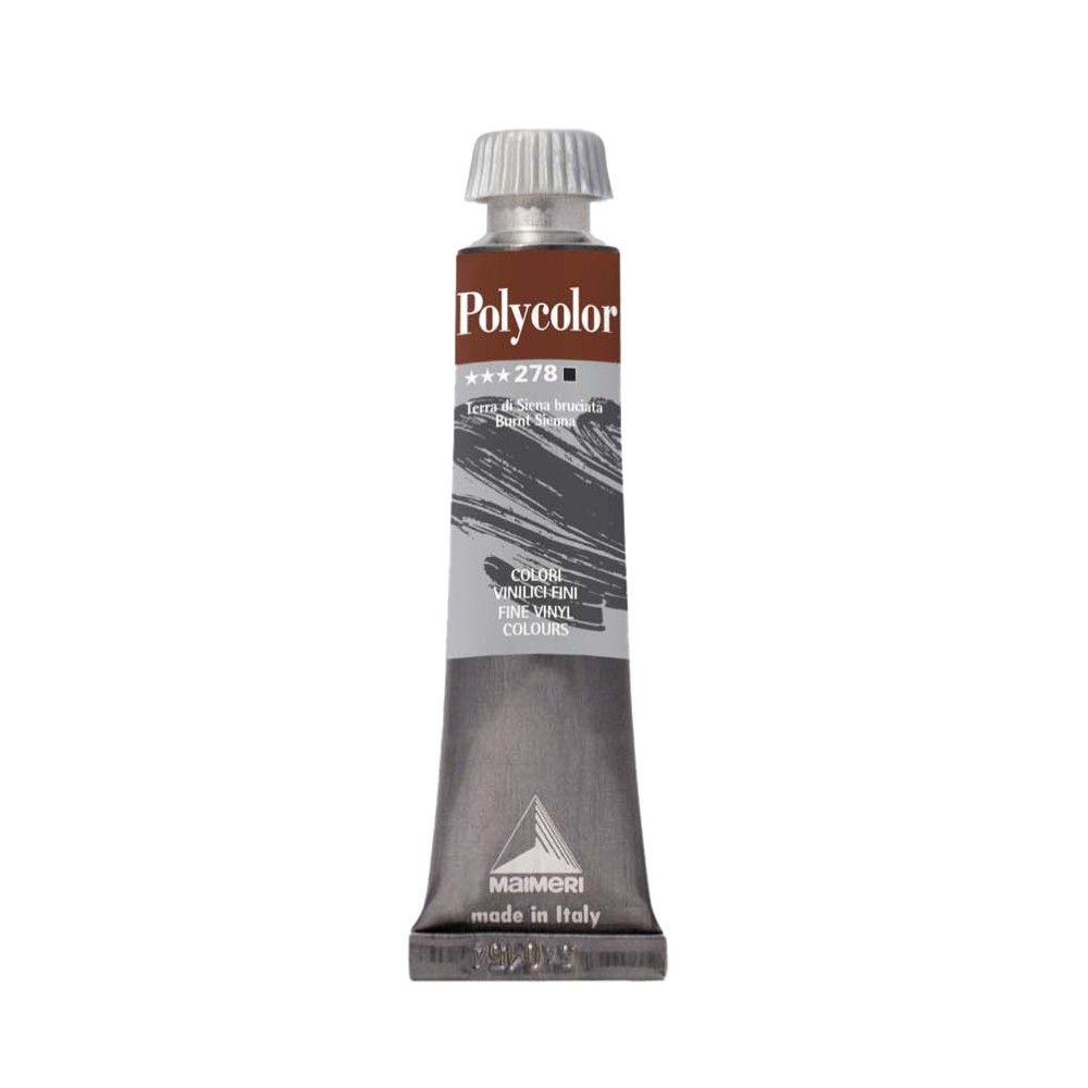 Acrylic paint Polycolor - Maimeri - 278, Burnt Sienna, 20 ml
