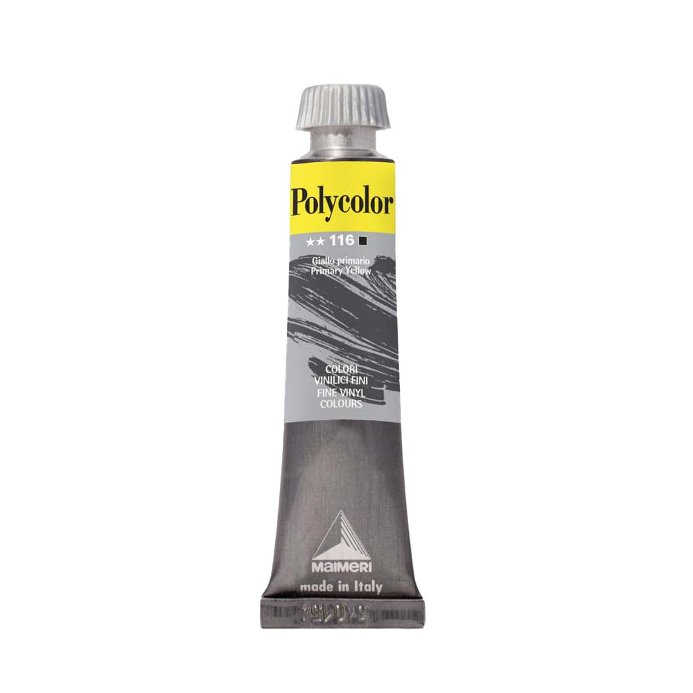 Farba akrylowa Polycolor - Maimeri - 116, Primary Yellow, 20 ml