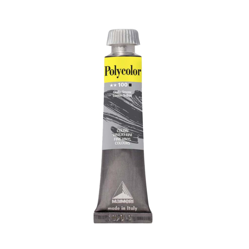 Farba akrylowa Polycolor - Maimeri - 100, Lemon Yellow, 20 ml