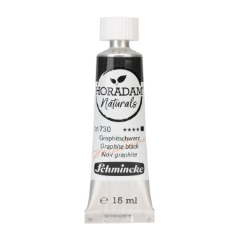 Horadam Naturals watercolor paint - Schmincke - 730, Grapite Black, 15 ml
