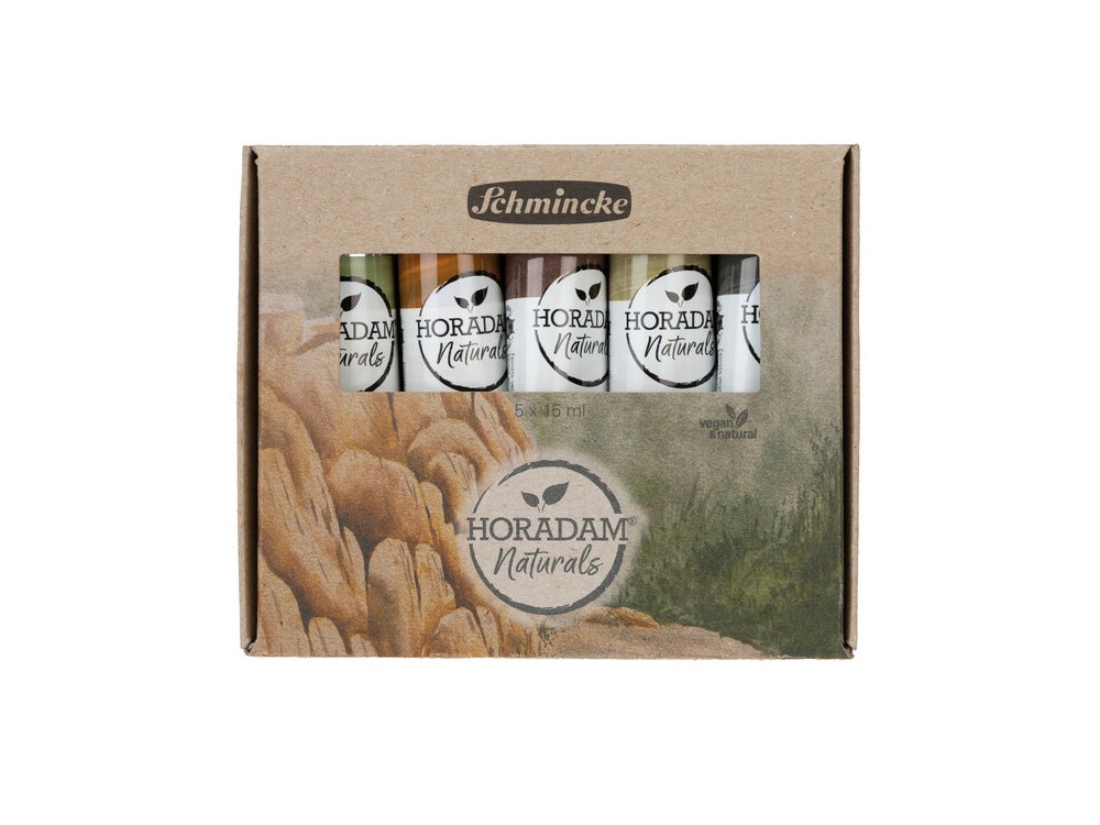 Zestaw akwareli Horadam Naturals Mineral Pigments - Schmincke - 5 kolorów x 15 ml