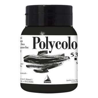 Farba akrylowa Polycolor - Maimeri - 530, Black, 500 ml