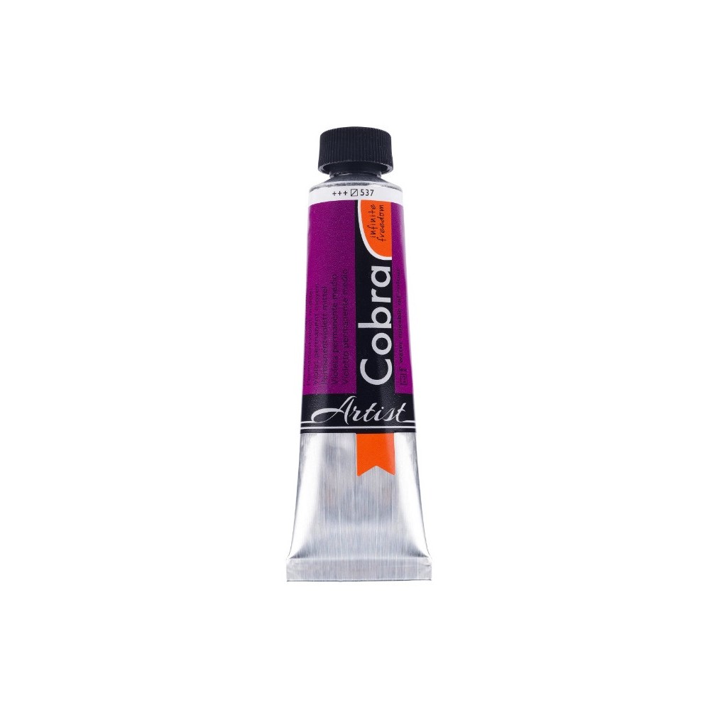 Cobra Artist oil paints - Cobra - 537, Permanent Violet Medium, 40 ml