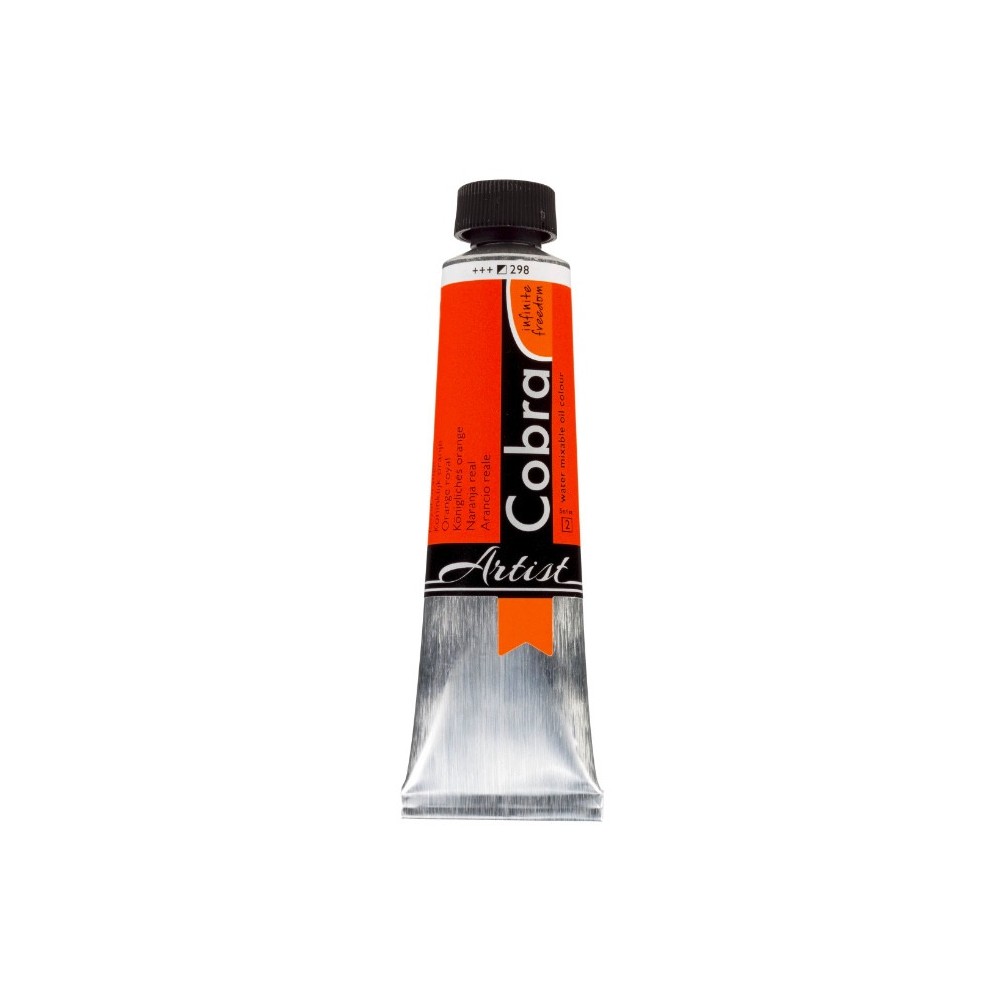 Cobra Artist oil paints - Cobra - 298, Royal Orange, 40 ml