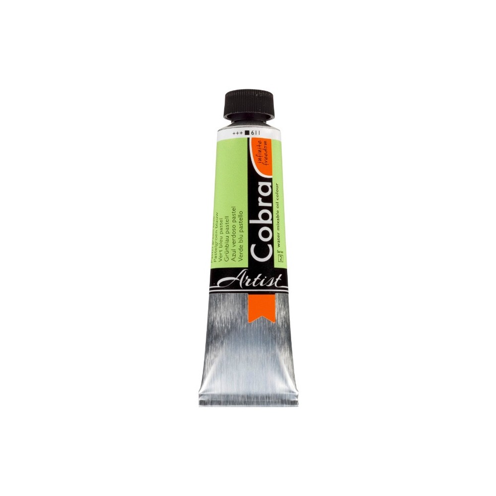 Cobra Artist oil paints - Cobra - 611, Pastel Green Blue, 40 ml
