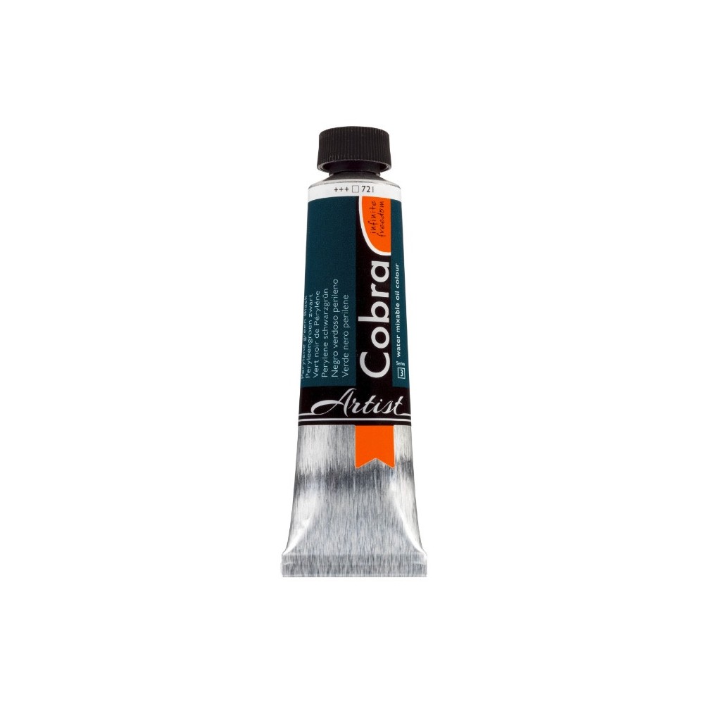 Farba olejna Cobra Artist - Cobra - 721, Perylene Green Black, 40 ml