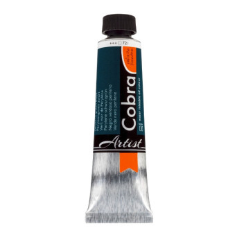 Cobra Artist oil paints - Cobra - 721, Perylene Green Black, 40 ml