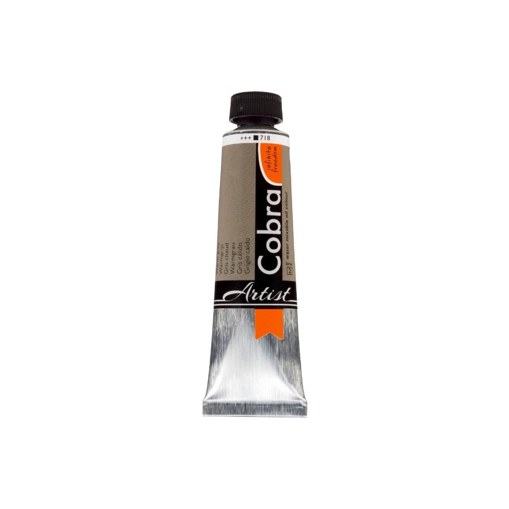 Farba olejna Cobra Artist - Cobra - 718, Warm Grey, 40 ml