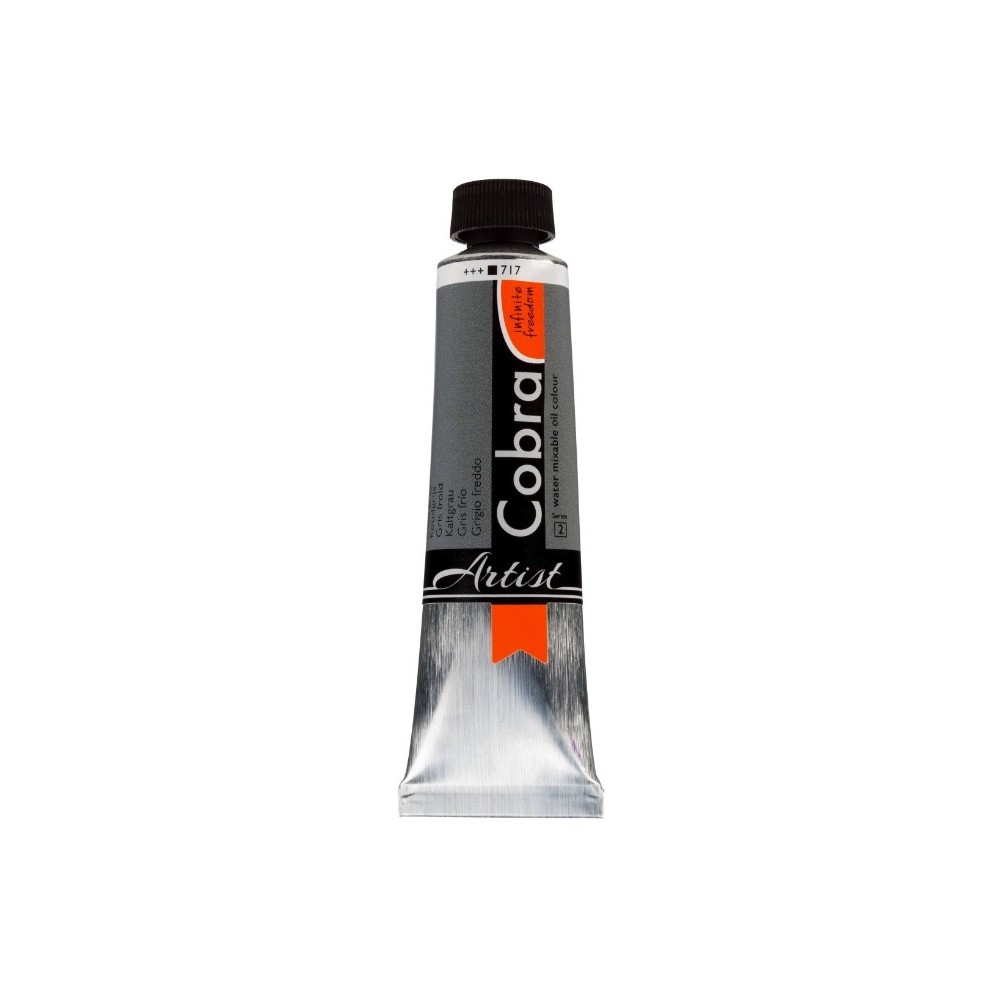 Cobra Artist oil paints - Cobra - 717, Cold Grey, 40 ml