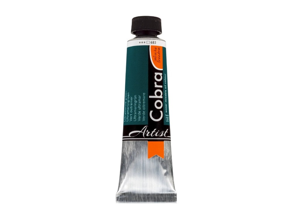 Farba olejna Cobra Artist - Cobra - 683, Ultramarine Green, 40 ml