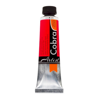 Cobra Artist oil paints - Cobra - 370, Permanent Red Light, 40 ml