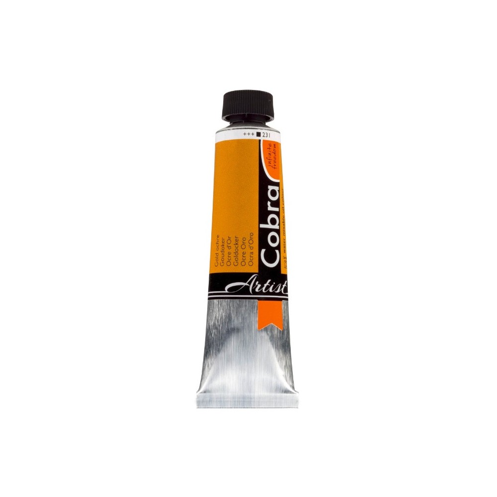 Farba olejna Cobra Artist - Cobra - 231, Gold Ochre, 40 ml