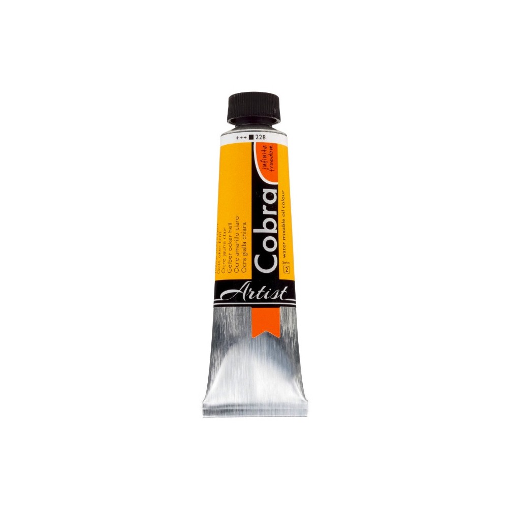 Cobra Artist oil paints - Cobra - 228, Gold Ochre Light, 40 ml
