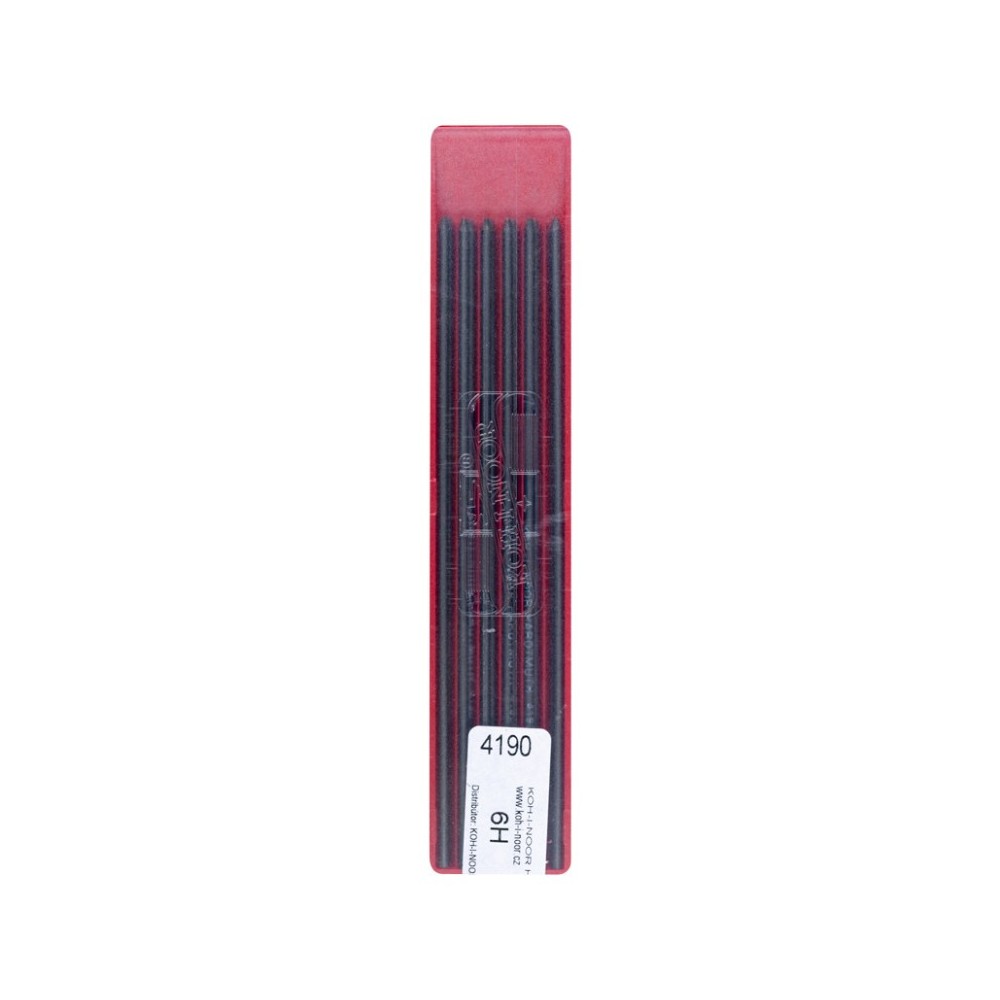 Auto-feed mechanical pencil lead refills - Koh-I-Noor - 6H, 2 mm