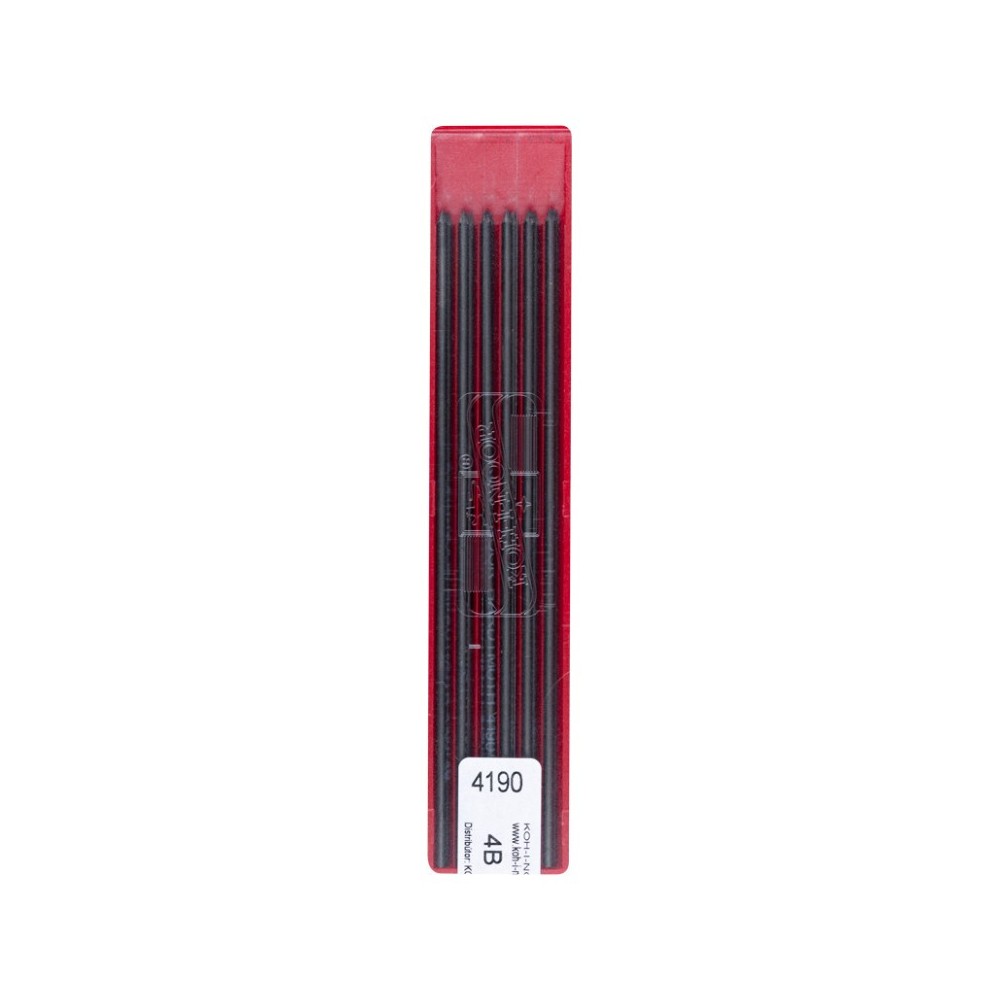 Auto-feed mechanical pencil lead refills - Koh-I-Noor - 4B, 2 mm