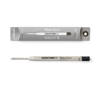 Refills for Drehgriffel Nr.1 pen - Leuchtturm1917 - Black, B, 2 pcs.