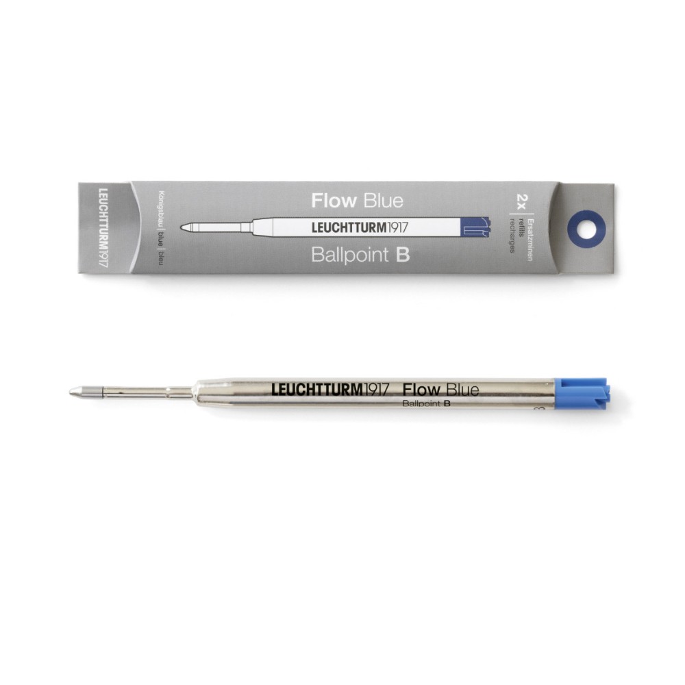 Refills for Drehgriffel Nr.1 pen - Leuchtturm1917 - Royal Blue, B, 2 pcs.