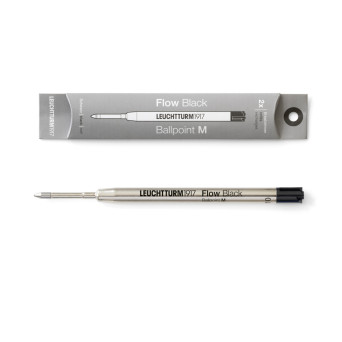 Refills for Drehgriffel Nr.1 pen - Leuchtturm1917 - Black, M, 2 pcs.