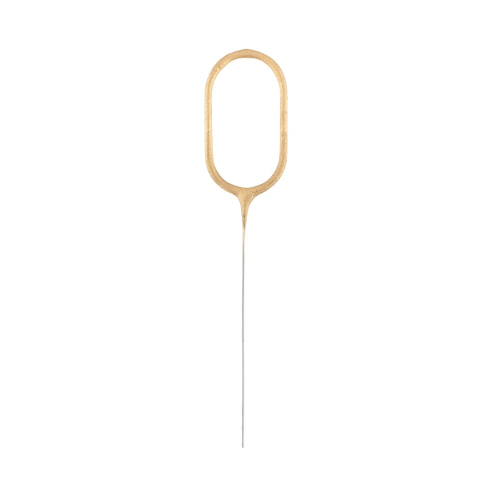 Sparklers Number 0 - gold, 17 cm