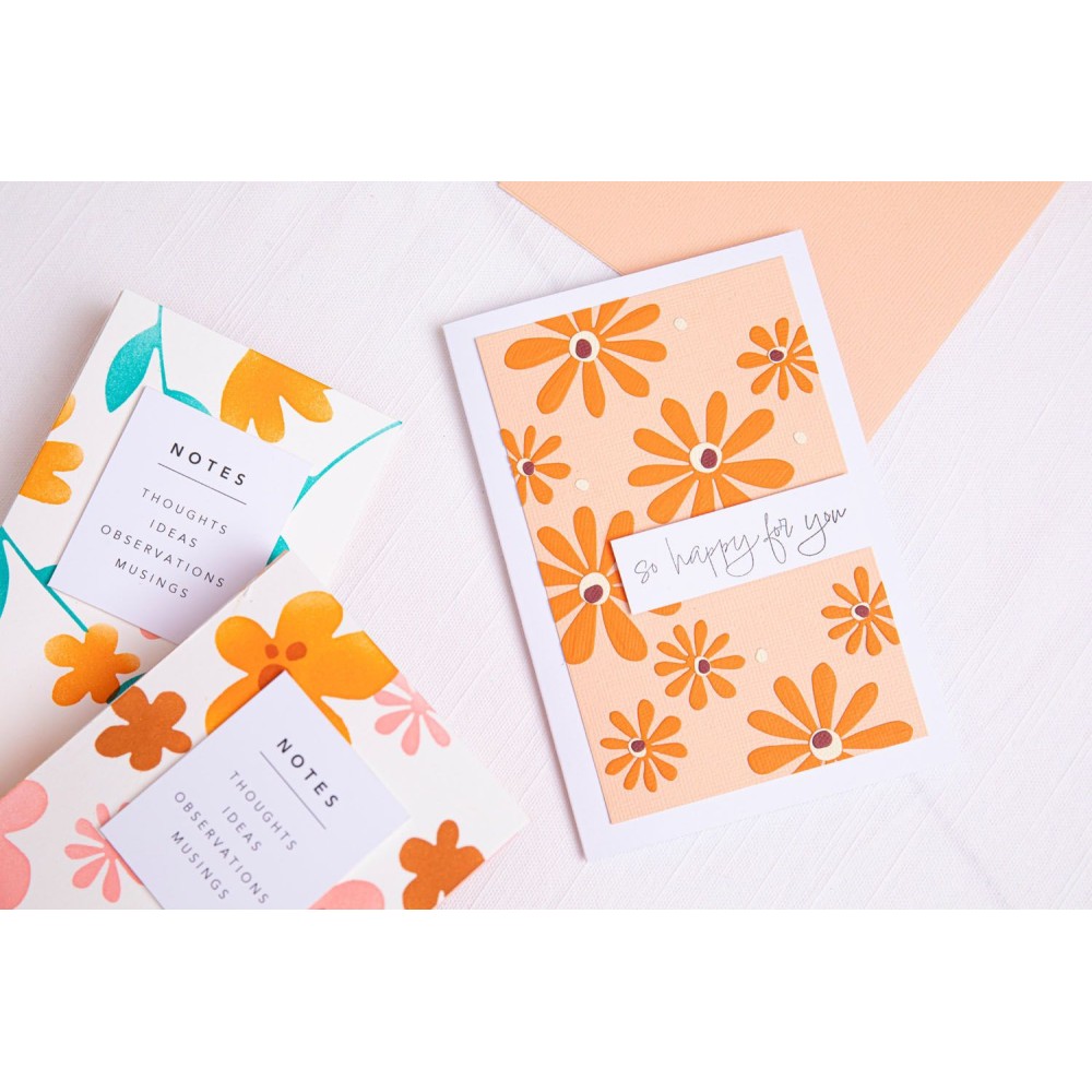 Zestaw wykrojników Thinlits - Sizzix - Fabulous Bold Florals, 16 szt.