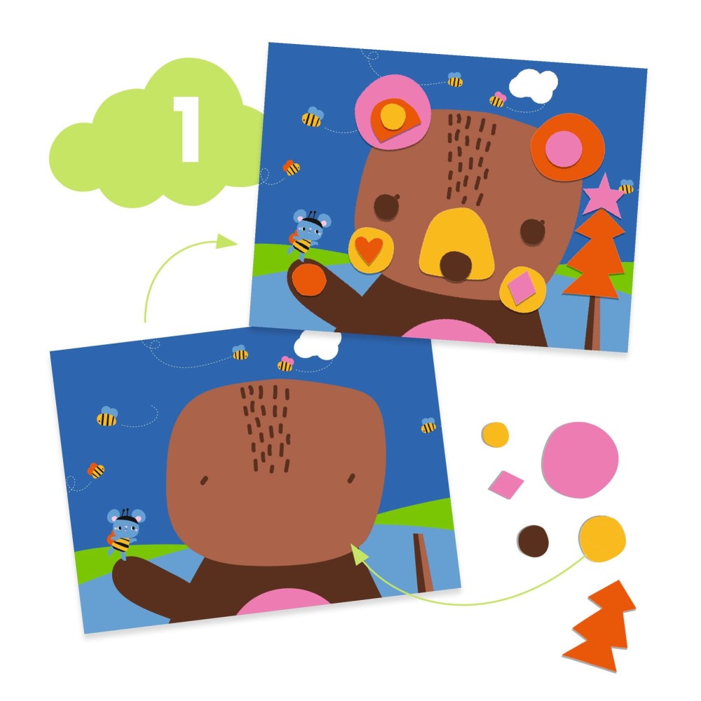 Set of 6 creative activities - Djeco