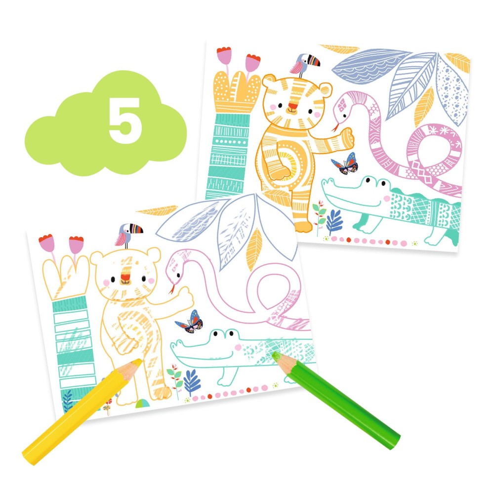 Set of 6 creative activities - Djeco