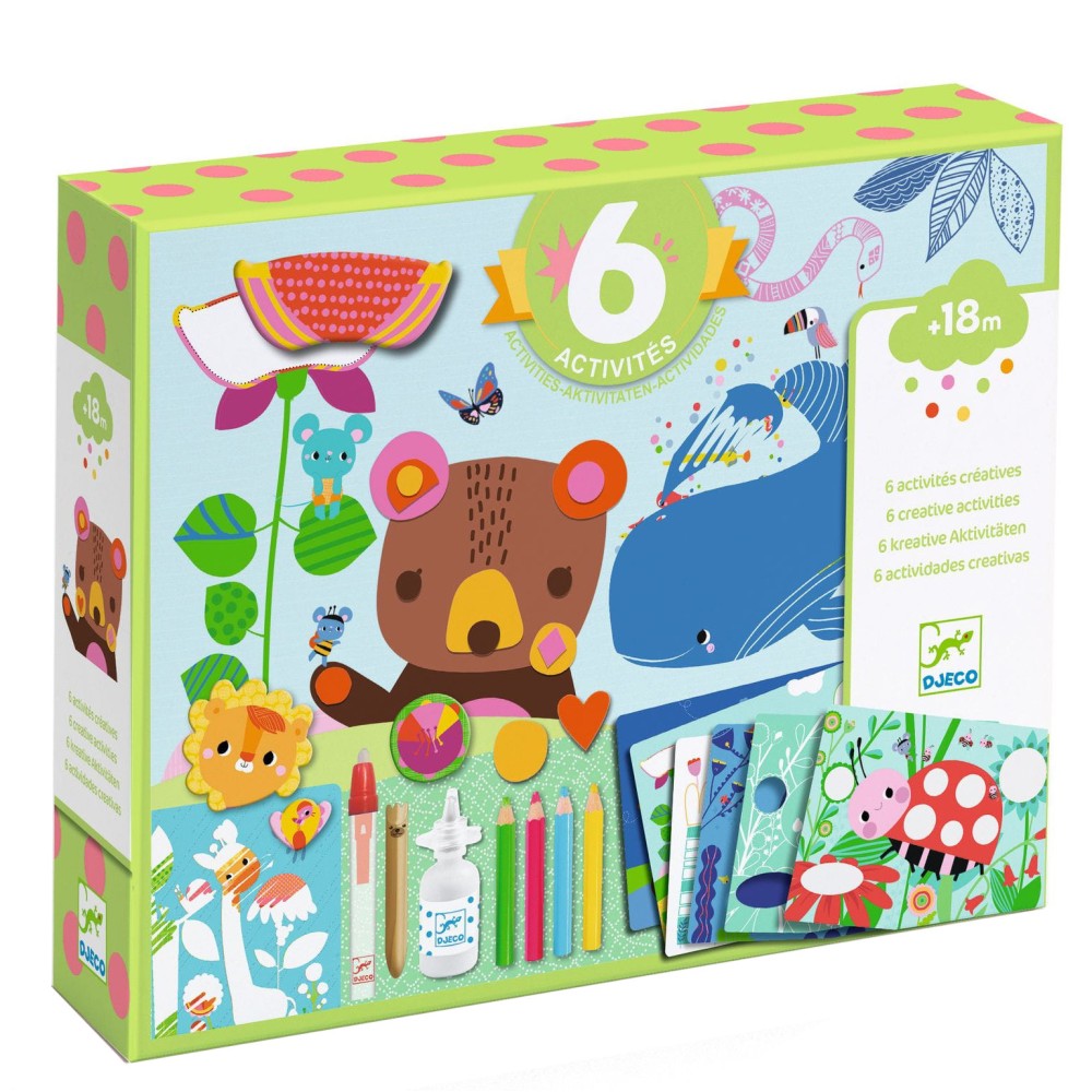Set of 6 creative activities - Djeco