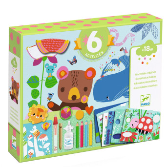 Set of 6 creative activities - Djeco