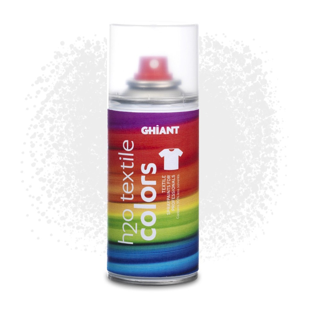 Textile spray paint H20 Textile Colors - Ghiant - white, 150 ml