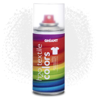 Textile spray paint H20 Textile Colors - Ghiant - white, 150 ml