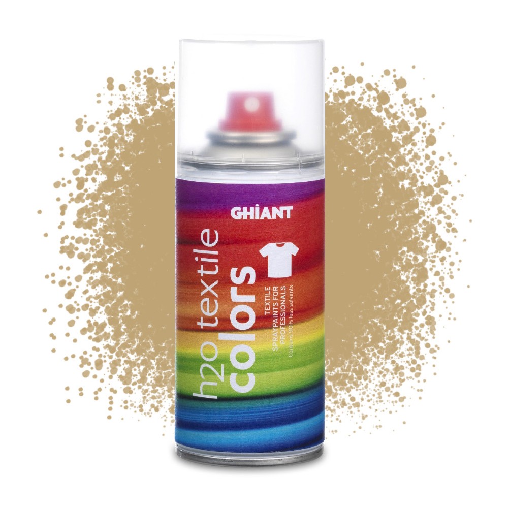 Farba do tkanin w sprayu H2O Textile Colors - Ghiant - złota, 150 ml