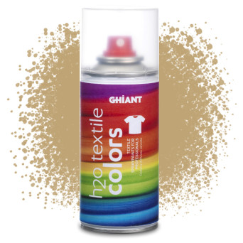 Textile spray paint H20 Textile Colors - Ghiant - gold, 150 ml