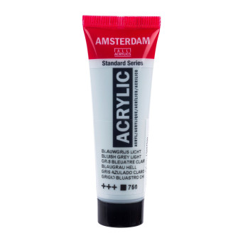 Acrylic paint in tube - Amsterdam - 750, Bluish Grey Light, 20 ml