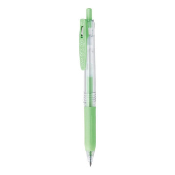 Długopis żelowy Sarasa Clip - Zebra - Milk Green, 0,5 mm