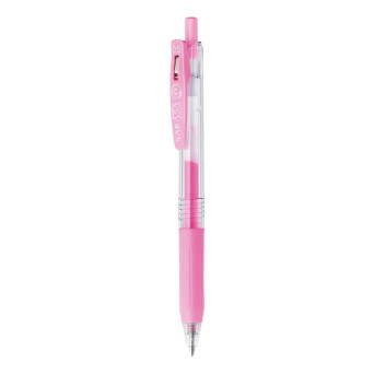 Długopis żelowy Sarasa Clip - Zebra - Milk Pink, 0,5 mm
