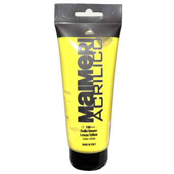 Farba akrylowa Acrilico - Maimeri - 100, Lemon Yellow, 200 ml