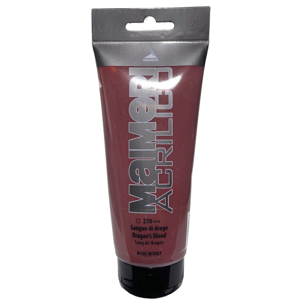 Acrylic paint Acrilico - Maimeri - 270, Dragon's Blood, 200 ml