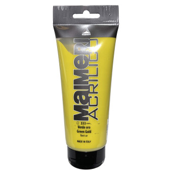 Farba akrylowa Acrilico - Maimeri - 333, Gold Green, 200 ml