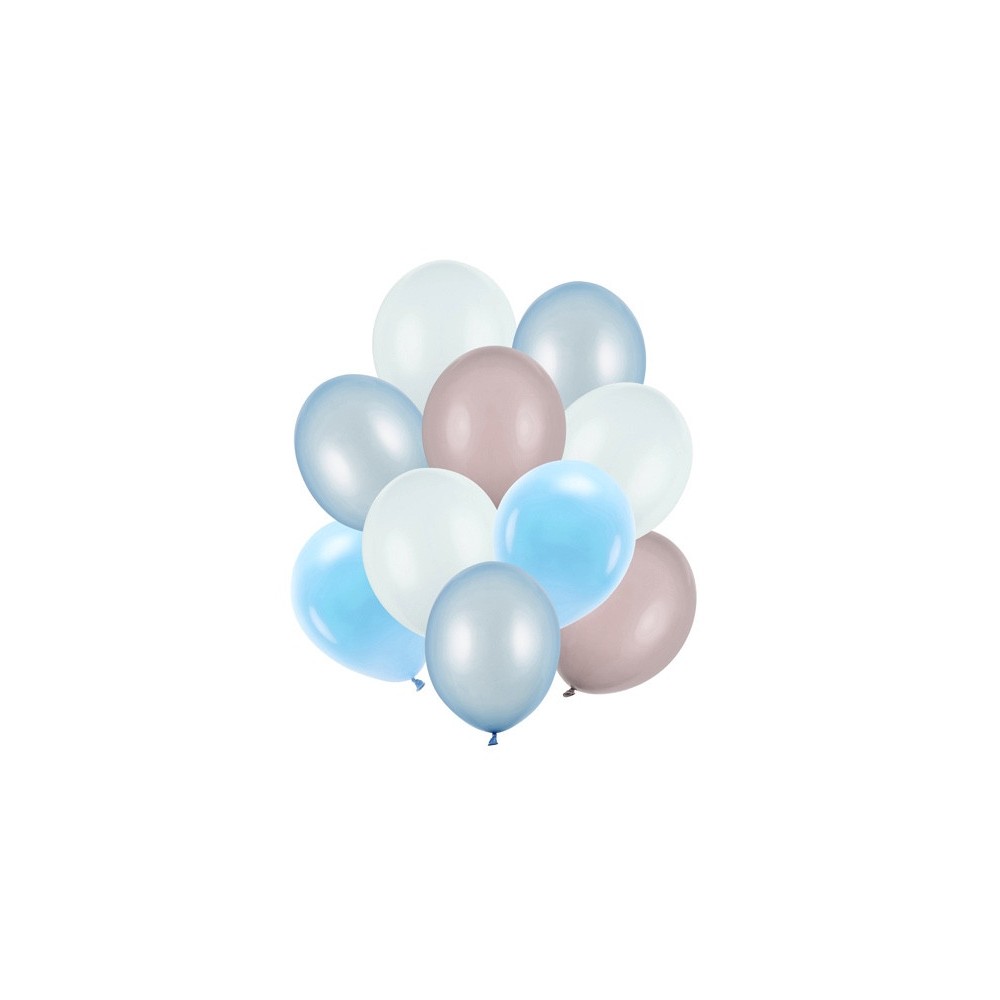 Balony lateksowe - niebieskie, 10 szt.