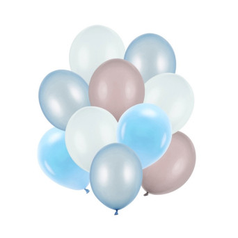 Balony lateksowe - niebieskie, 10 szt.