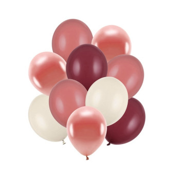 Latex balloons - pink, 10 pcs.
