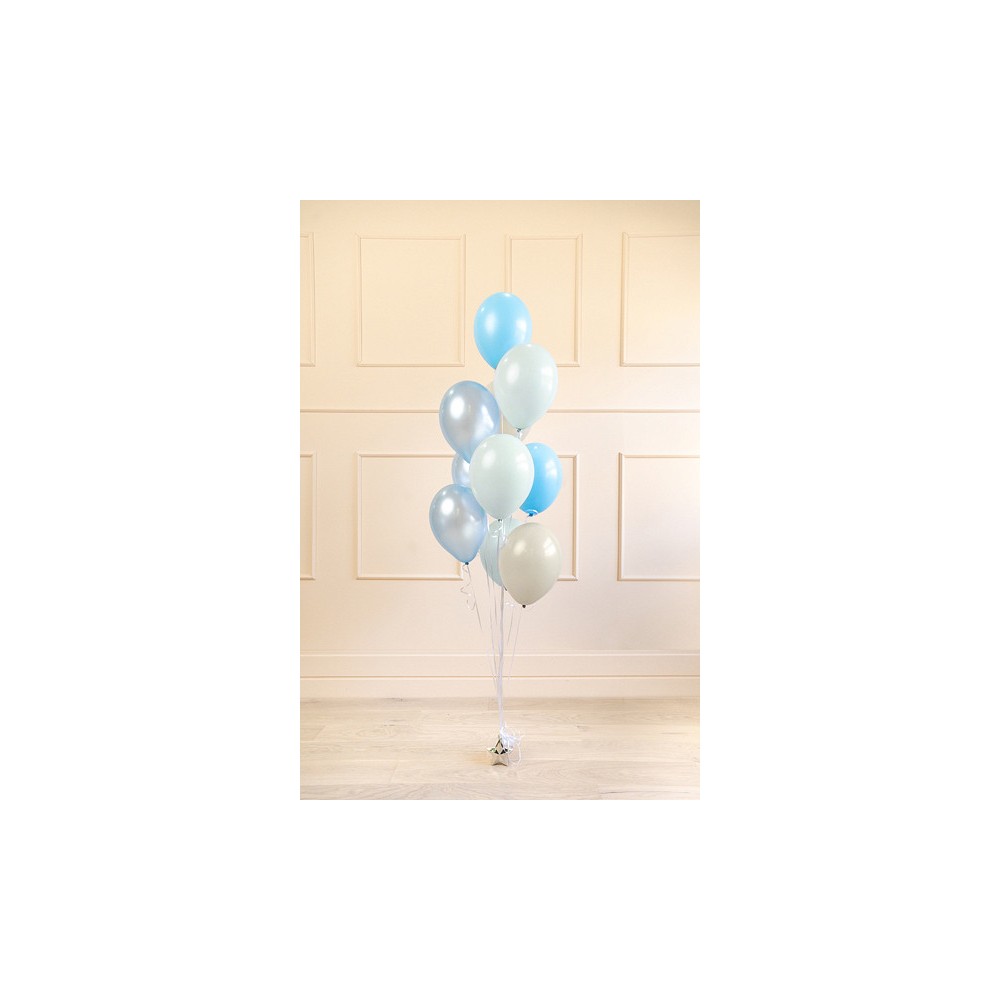 Balony lateksowe - niebieskie, 10 szt.