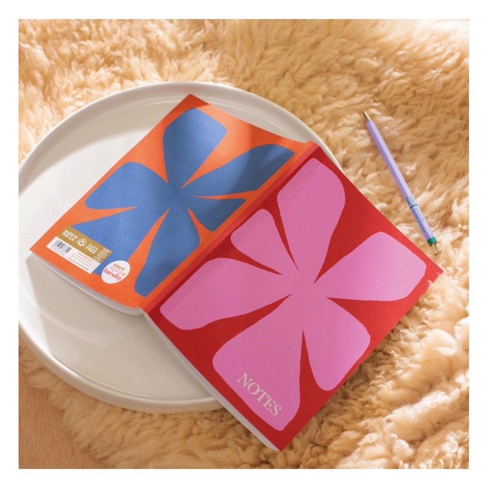 Notebook Les Fleur A5 - Once Upon a Tuesday - ruled, softcover, 90 g, 60 pages
