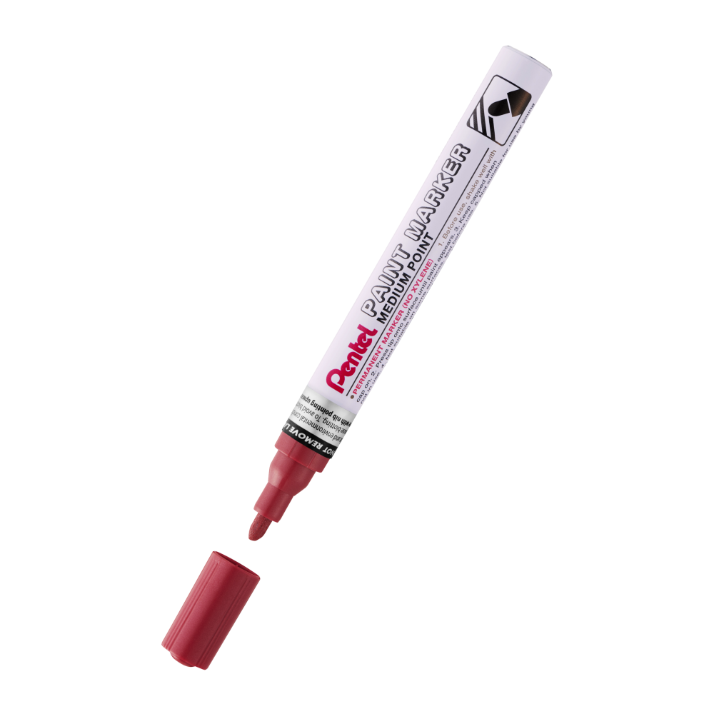 Marker olejowy Paint Marker - Pentel - perłowy czerwony